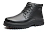 Lookbook C°BANNER Leather Martin Ankle Boots 'Black Warm Lined' J77M1106101