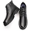 Shop C°BANNER Leather Martin Ankle Boots 'Black Warm Lined' J77M1106101