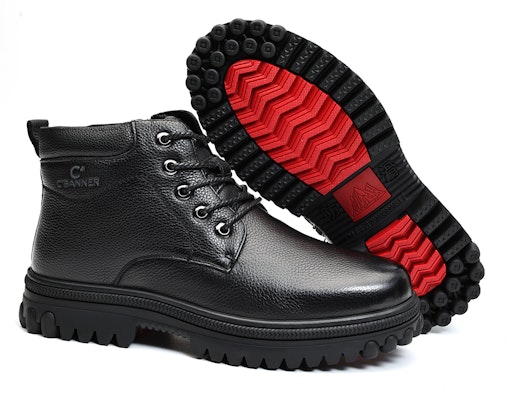C°BANNER Sepatu Boot Kulit Martin Ankle 'Hitam Lapis Hangat' J77M1106101 Purchase C°BANNER Sepatu Boot Kulit Martin Ankle 'Hitam Lapis Hangat' J77M1106101