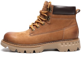 C°BANNER Leather Martin Boots 'Yellow Fleece-Lined Warm' C0613377X18M C°BANNER Leather Martin Boots 'Yellow Fleece-Lined Warm' C0613377X18M