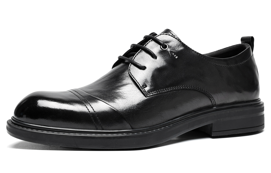 C°BANNER Leather Oxford 'Black' 圖 3