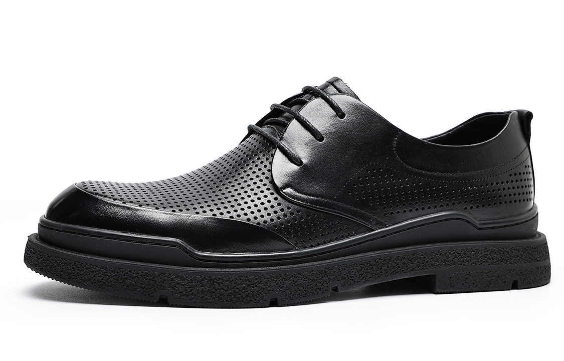 C°BANNER Leather Oxford 'Black' 圖 2