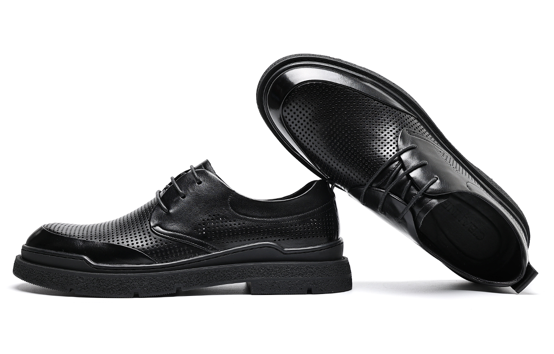 C°BANNER Leather Oxford 'Black' 圖 3