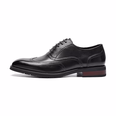 C°BANNER Leather Oxford 'Black Business'