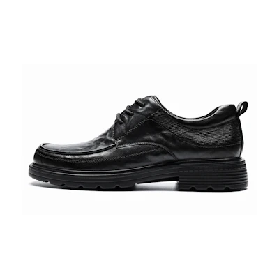 C°BANNER Leather Oxford 'Black Casual Fashion'