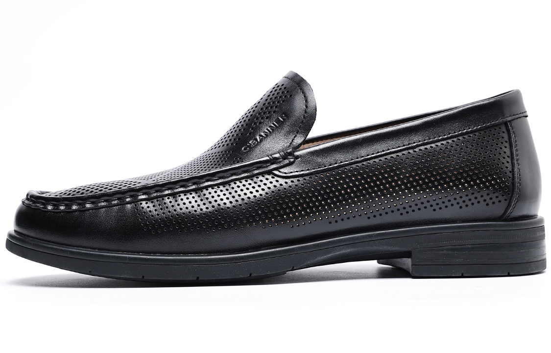 C°BANNER Leather Oxford 'Black Perforated' 圖 2