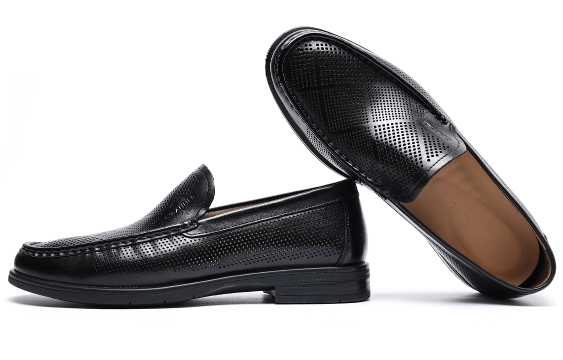 C°BANNER Leather Oxford 'Black Perforated' 圖 3