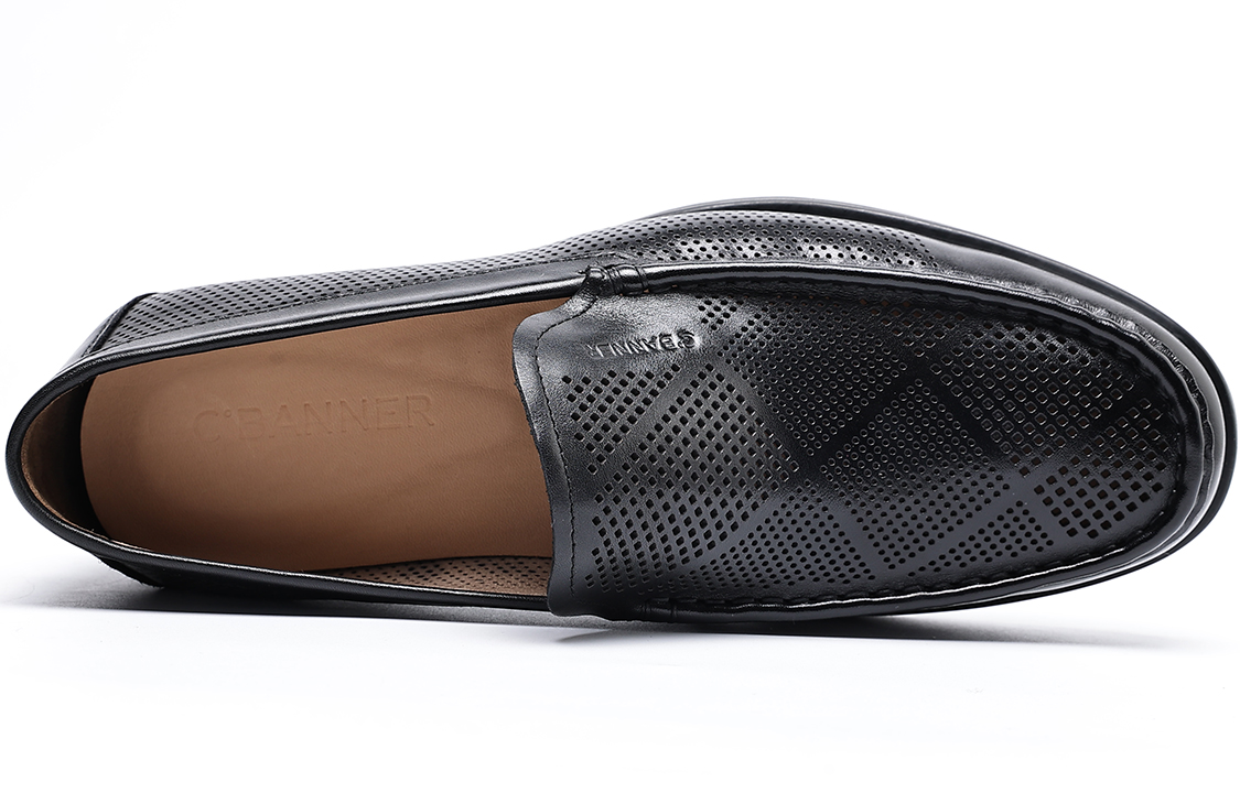 C°BANNER Leather Oxford 'Black Perforated' 圖 5