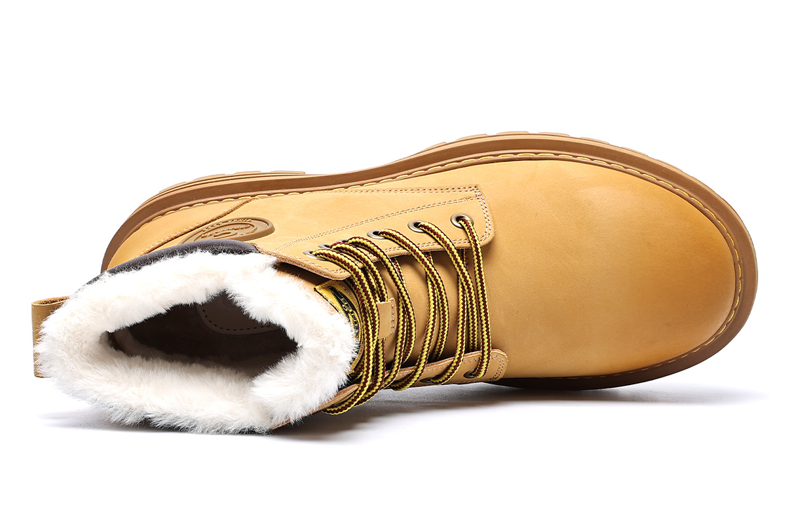 Shop C°BANNER But Terpakai Kulit Berbulu Fleece Marten 'Kuning' C0623813M