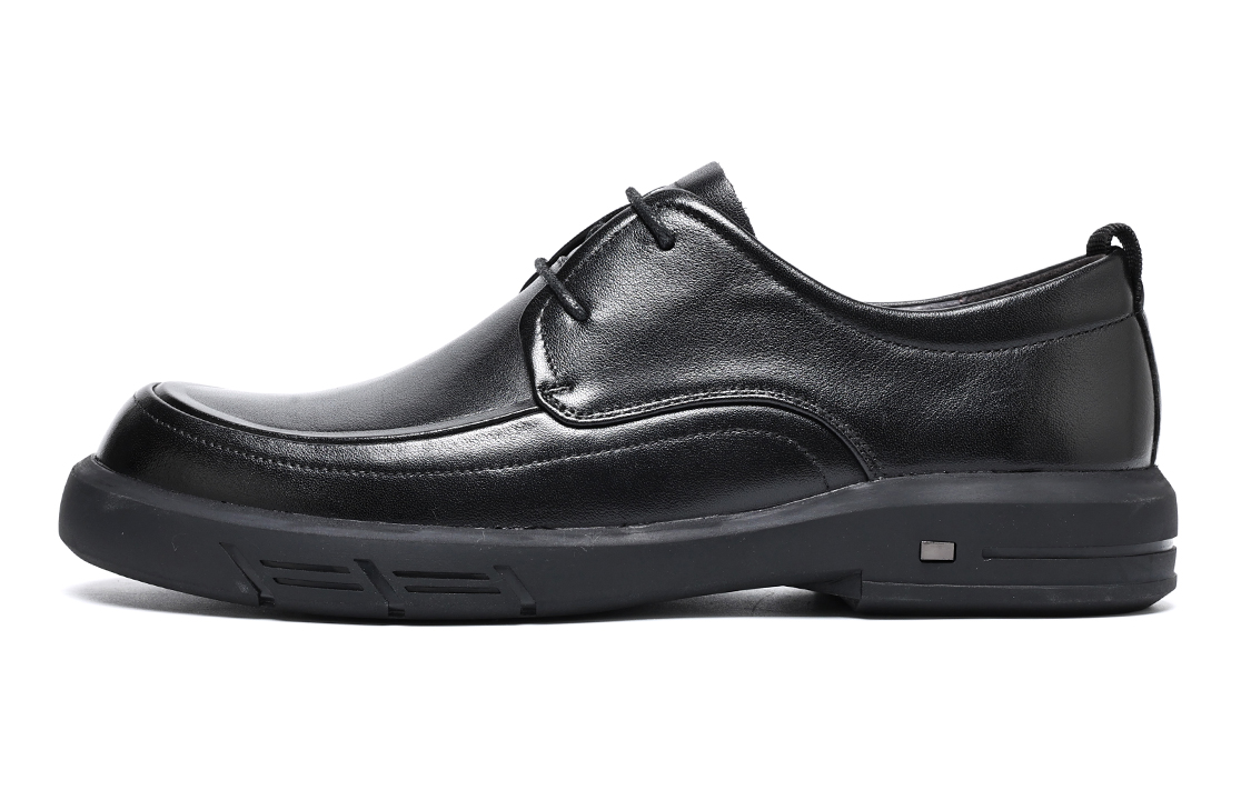 C°BANNER Leather Shoes 'Commuter Black' C7723206D01