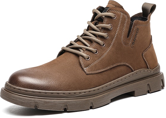 C°BANNER Leather Short Martin Boots 'Outdoor Fleece-Lined Warm Brown' C7734722MA02 Order C°BANNER Leather Short Martin Boots 'Outdoor Fleece-Lined Warm Brown' C7734722MA02