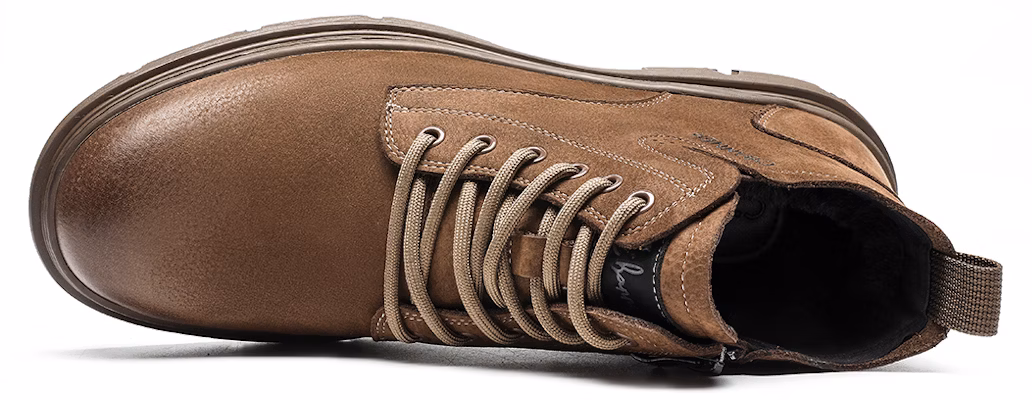 C°BANNER Leather Short Martin Boots 'Outdoor Fleece-Lined Warm Brown' C7734722MA02 Purchase C°BANNER Leather Short Martin Boots 'Outdoor Fleece-Lined Warm Brown' C7734722MA02