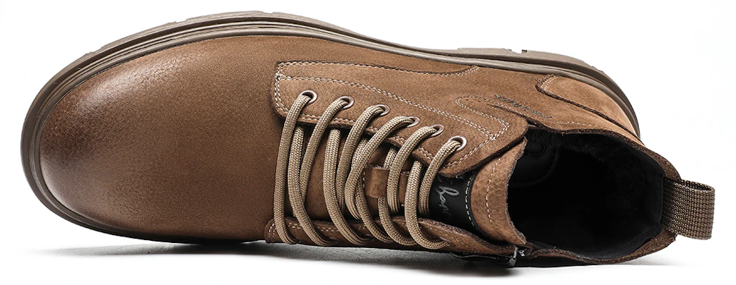 C°BANNER Leather Short Martin Boots 'Outdoor Fleece-Lined Warm Brown' C7734722MA02 Purchase C°BANNER Leather Short Martin Boots 'Outdoor Fleece-Lined Warm Brown' C7734722MA02