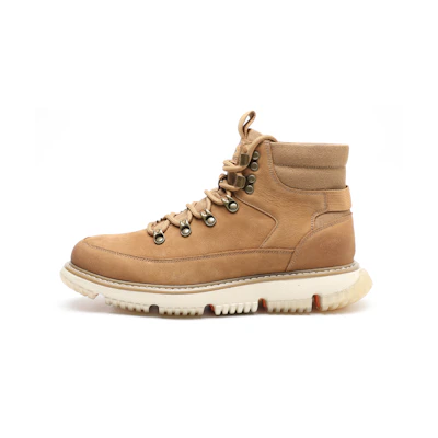C°BANNER Leather Thick-Sole Lace-Up Boots 'Yellow Fashion'