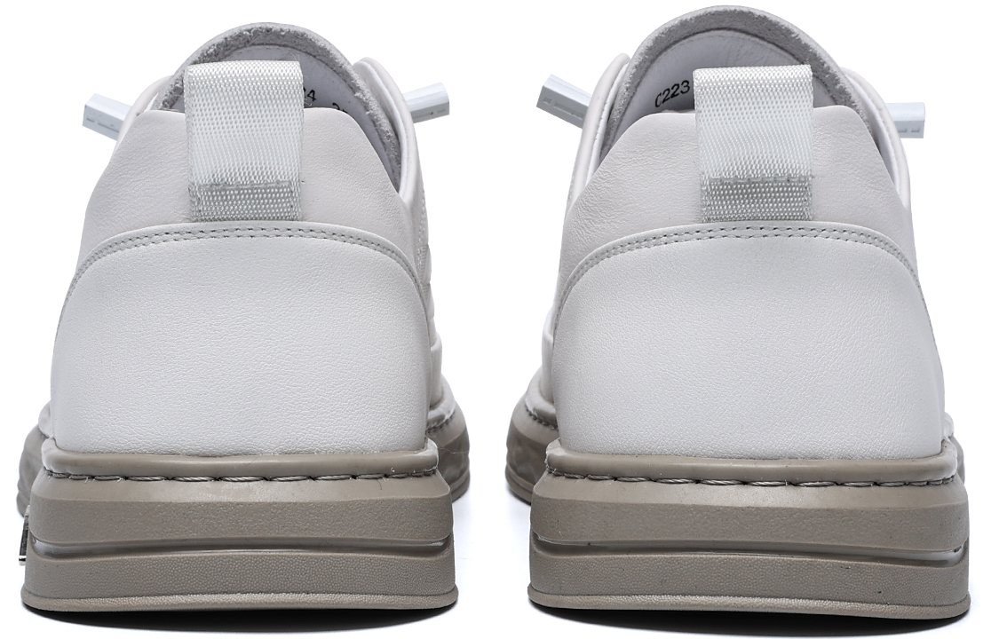 C°BANNER Low-Top 'White Leather Patchwork' 圖 3