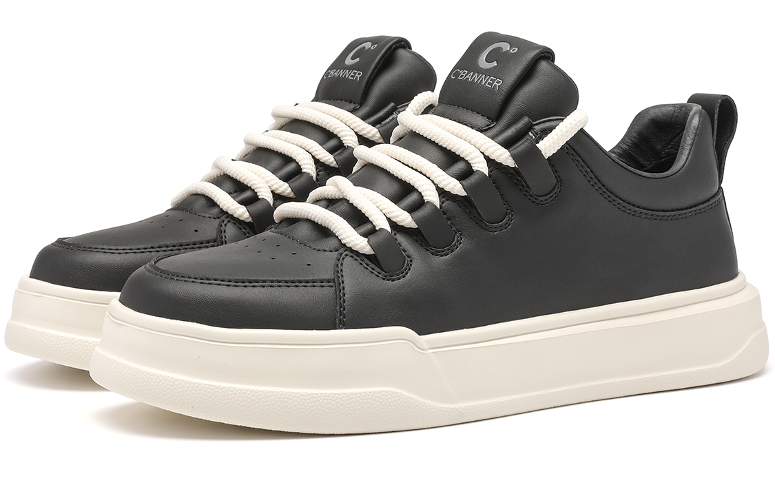 C°BANNER Low-Top Sneaker 'Black and White' 圖 4