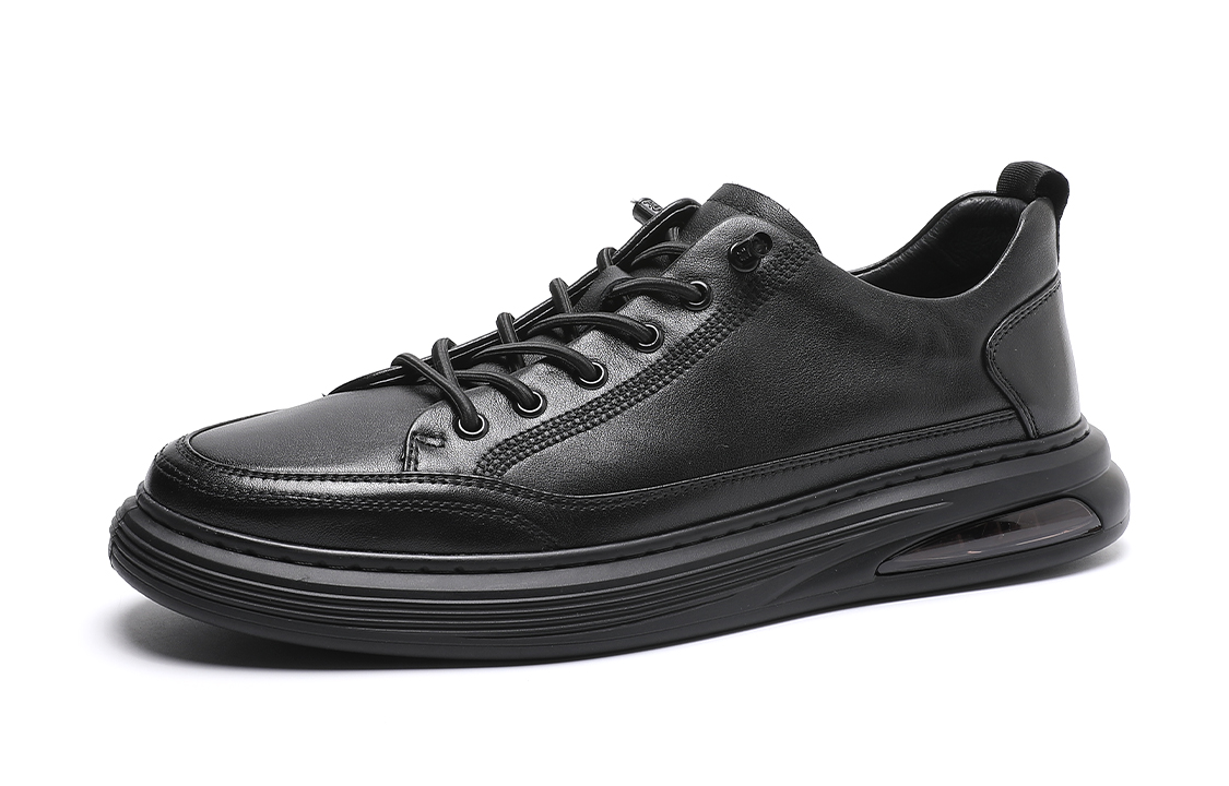 Order C°BANNER Low-Top Sneaker 'Simple Comfort Black Leather' C5011279DB01