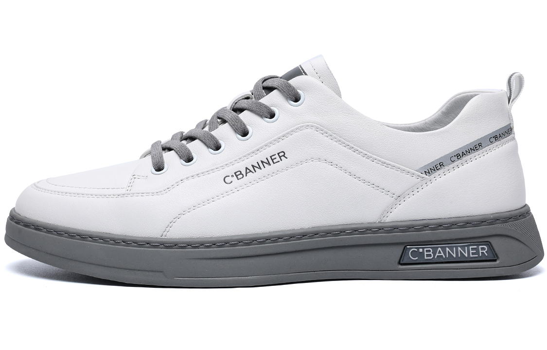 C°BANNER Low-Top Sneaker 'White Grey'