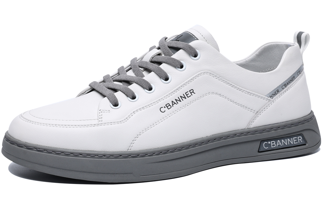 C°BANNER Low-Top Sneaker 'White Grey' 圖 2