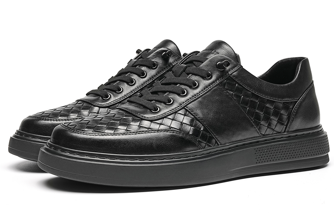 Lookbook C°BANNER Low-Top Sneakers 'Black Shock-Absorbing' C3733822D01