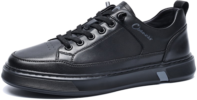 C°배너 로우탑 스니커즈 (블랙 가죽) CC3331985DA01 Order C°배너 로우탑 스니커즈 (블랙 가죽) CC3331985DA01