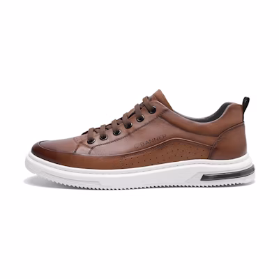 C°BANNER Low Top 'Brown Leather Patch'