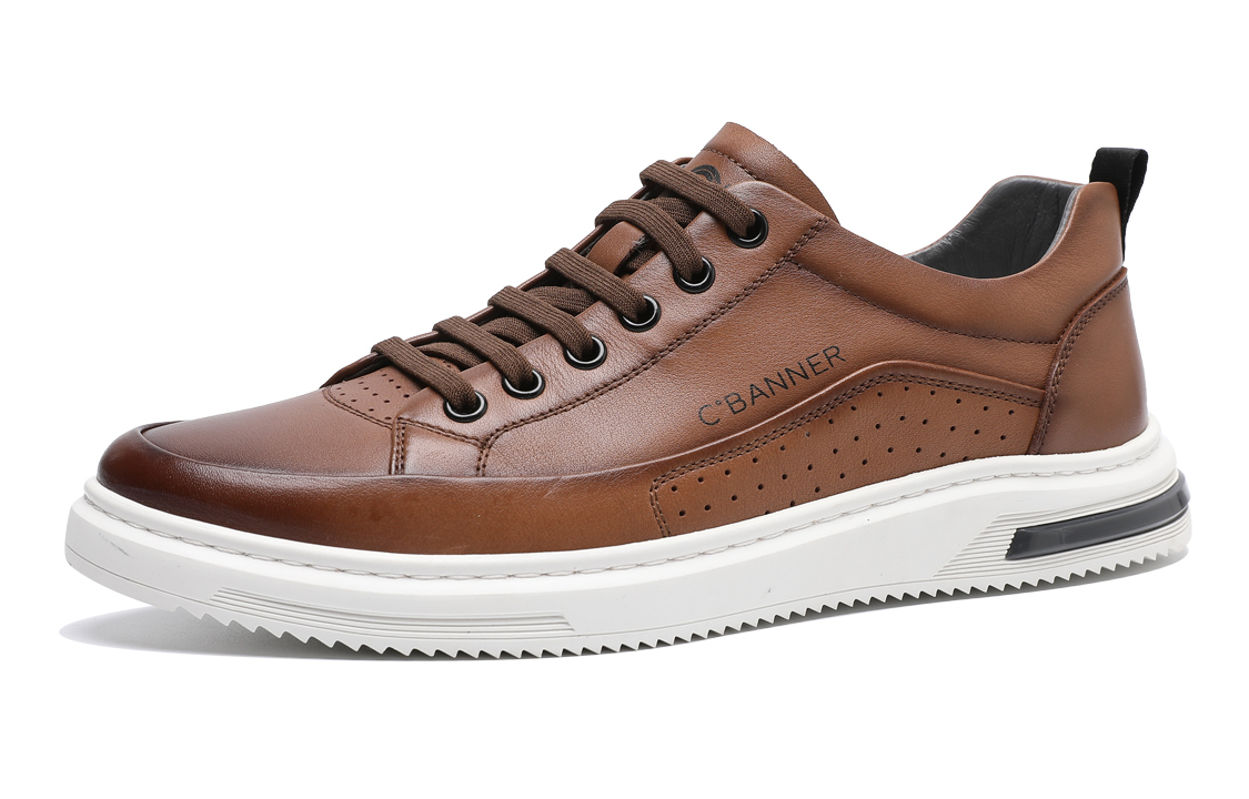 C°BANNER Low Top 'Brown Leather Patch' 圖 2