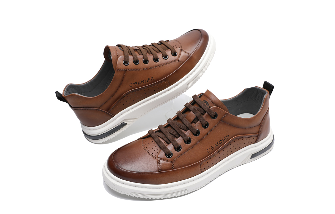 C°BANNER Low Top 'Brown Leather Patch' 圖 3