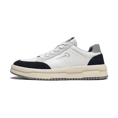 C°BANNER Low Top 'White Grey Patchwork'