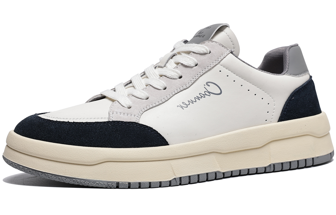 C°BANNER Low Top 'White Grey Patchwork' 圖 2