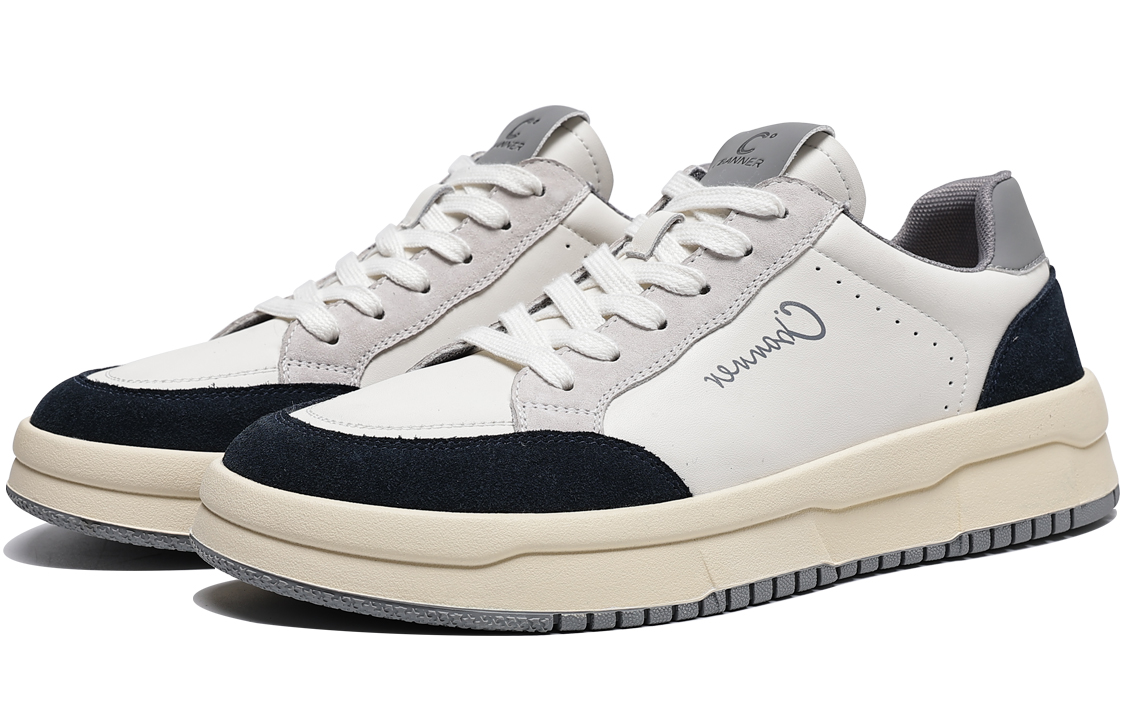 C°BANNER Low Top 'White Grey Patchwork' 圖 3