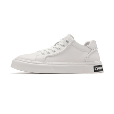 C°BANNER Low Top 'White Leather'