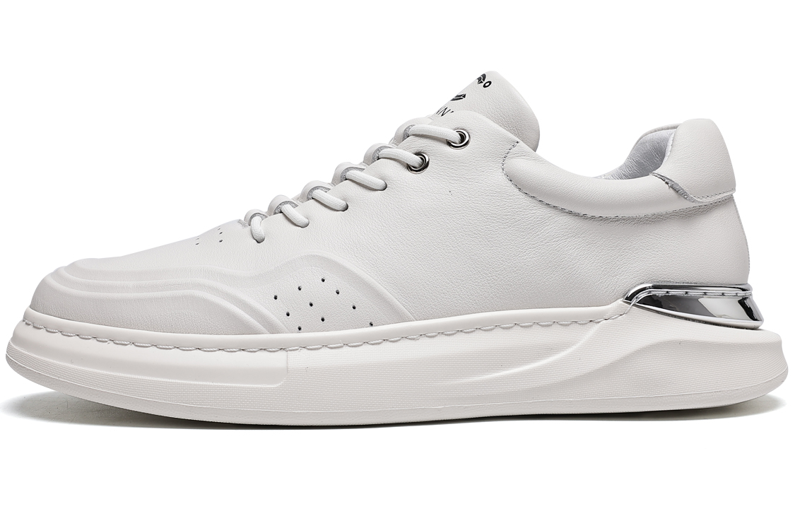 C°BANNER Low Top 'White Leather'