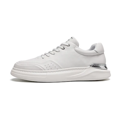 C°BANNER Low Top 'White Leather'