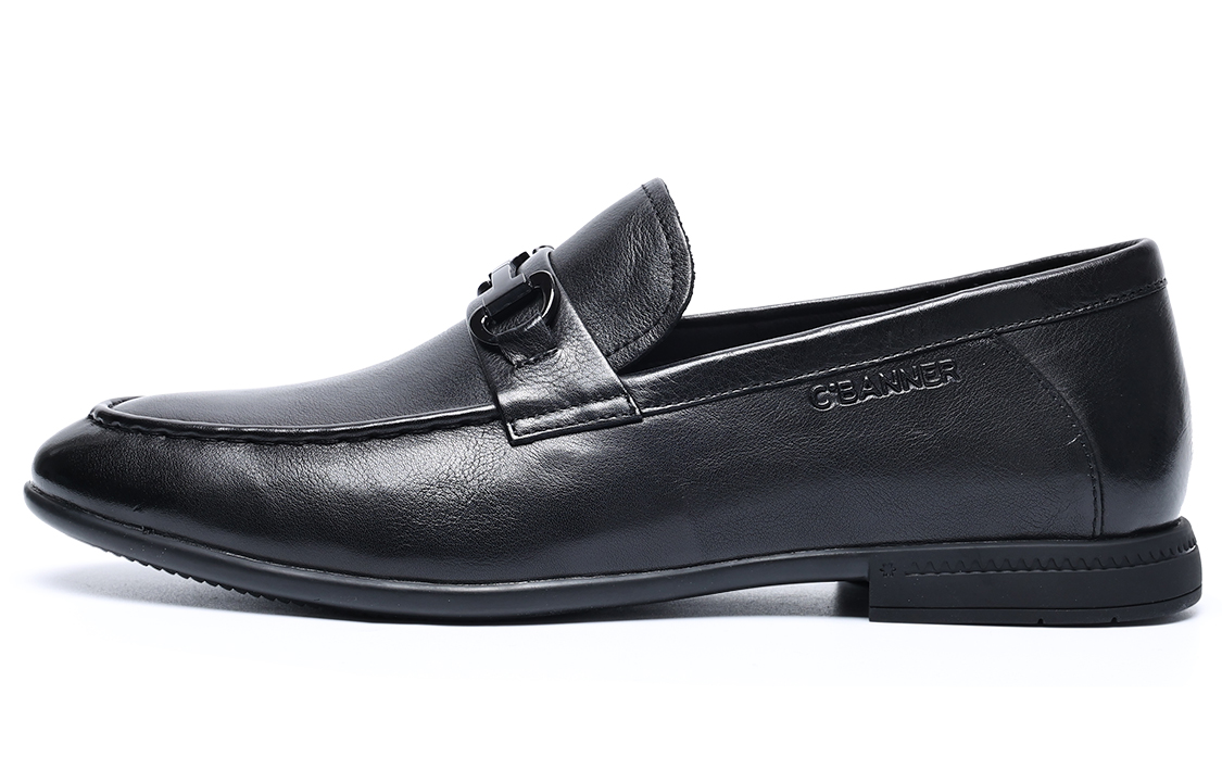 C°BANNER Low Top Business Dress Leather Shoes 'Black'