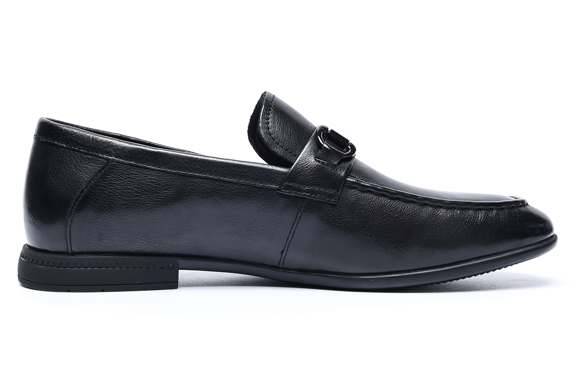 C°BANNER Low Top Business Dress Leather Shoes 'Black' 圖 2