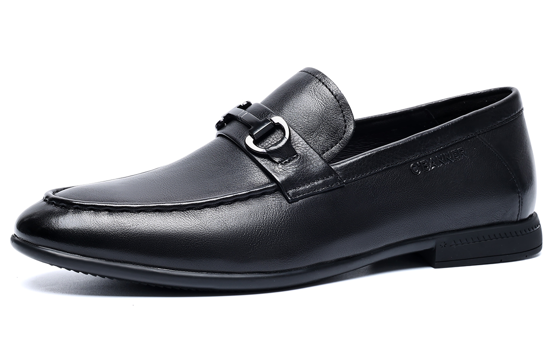 C°BANNER Low Top Business Dress Leather Shoes 'Black' 圖 3