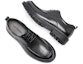 Shop Kasut C°BANNER Low Top Lace-Up Perforated Comfort Dress 'Hitam' C0722099L01