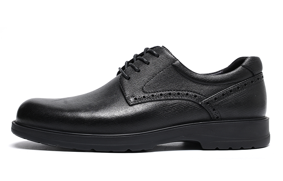 C°BANNER Low Top Leather Business Dress Shoes 'Black'