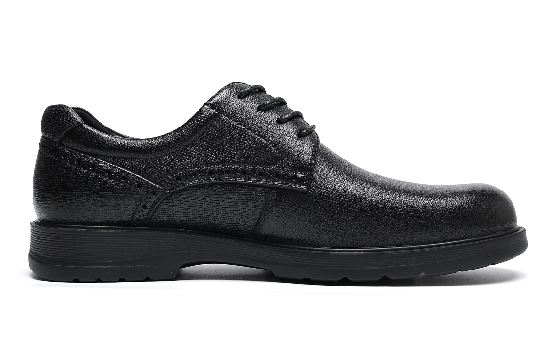 C°BANNER Low Top Leather Business Dress Shoes 'Black' 圖 2