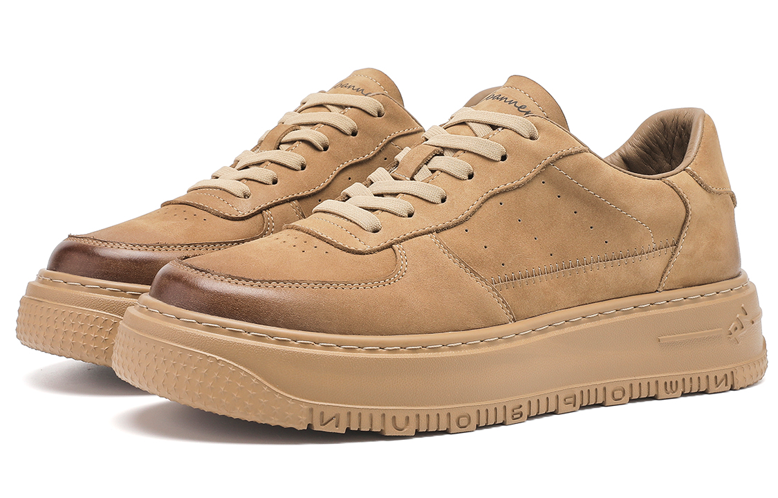 Lookbook Zapatillas Plataforma C°BANNER Low Top 'Amarillo Marrón' C3333808DA03