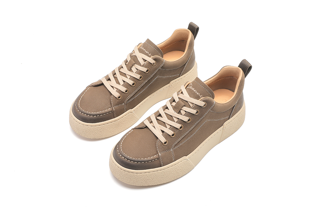 C°BANNER Low Top Sneaker 'Khaki Retro' 圖 4