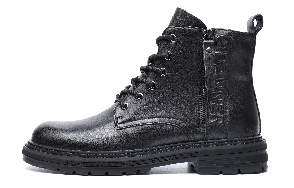 C°BANNER Marten Boot 'Black Leather Zipper'