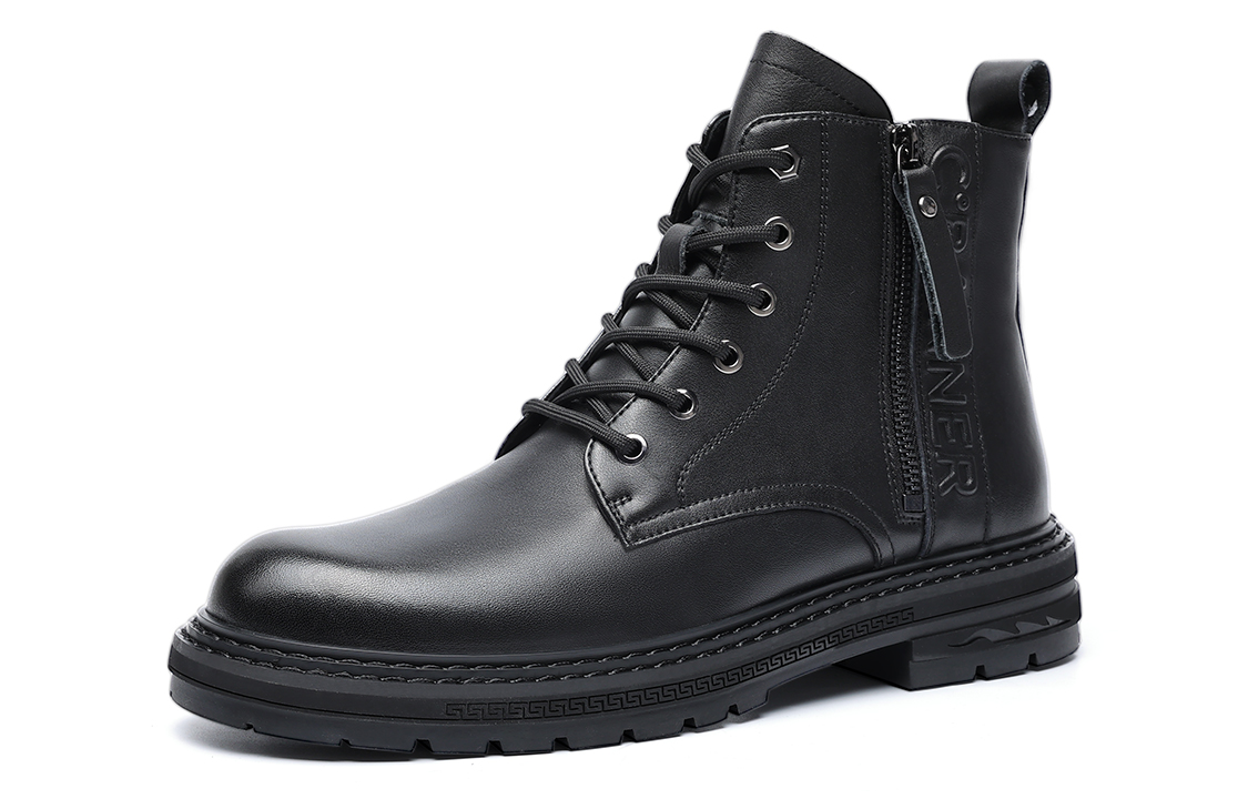 C°BANNER Marten Boot 'Black Leather Zipper' 圖 3