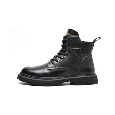 C°BANNER Martin Boot 'Black Faux Fur Lined'