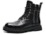 C°BANNER But Martin 'Black Fleece-Lined Leather' Kulit Berbulu Hitam C2614992M01
