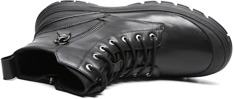 C°BANNER Martin Boot 'Kulit Hitam dengan Lapisan Bulu' C3914398M01 Shop C°BANNER Martin Boot 'Kulit Hitam dengan Lapisan Bulu' C3914398M01