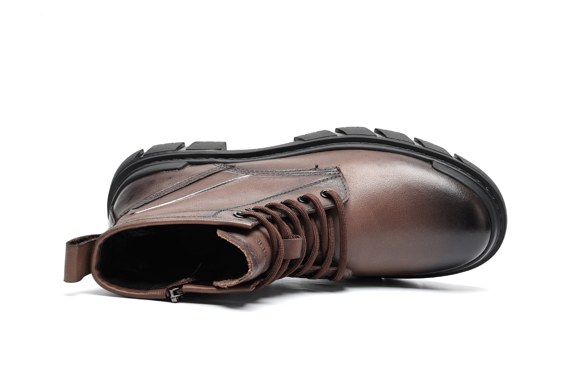 C°BANNER Martin Boot 'Brown Fleece-Lined Biker' 圖 4