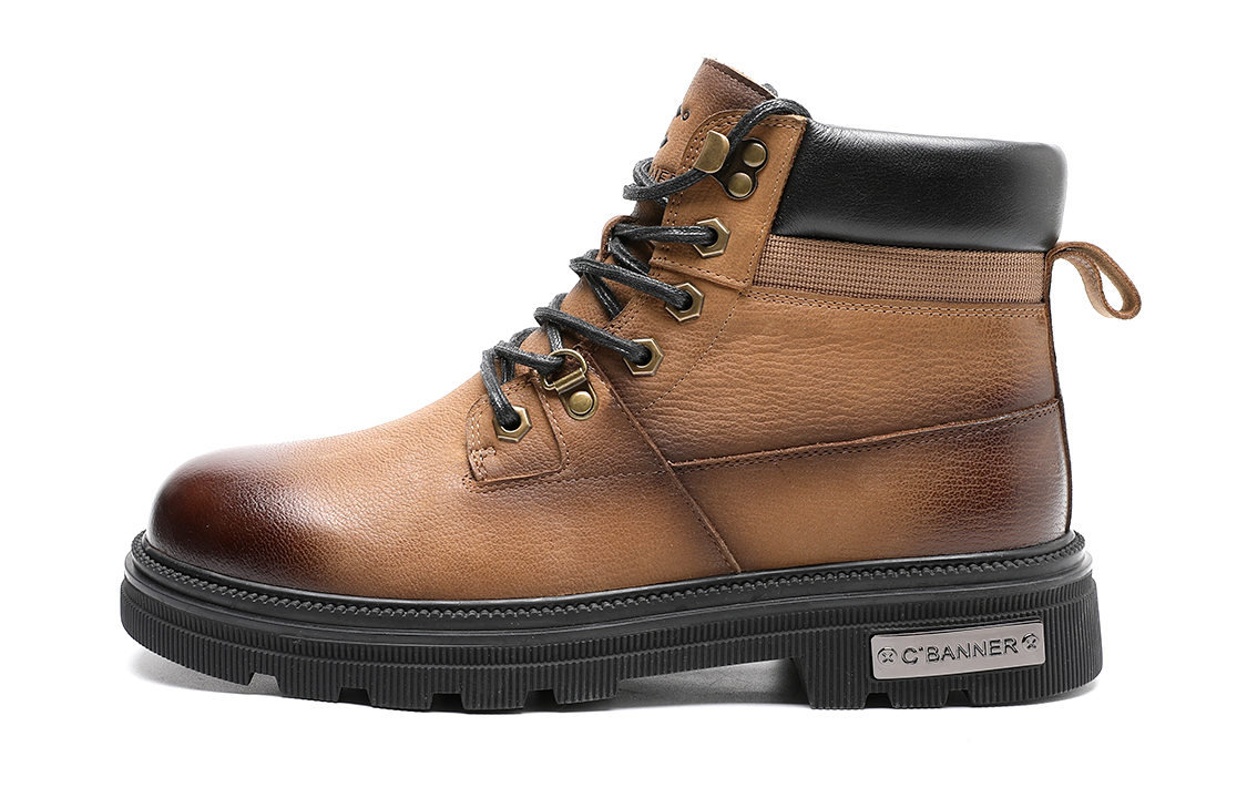 C°BANNER Martin Boot 'Brown Fleece-Lined Leather' C5014387MA02