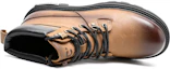 Shop C°BANNER Stivale Martin ''Pelle Foderata in Lana Marrone'' C5014387MA02